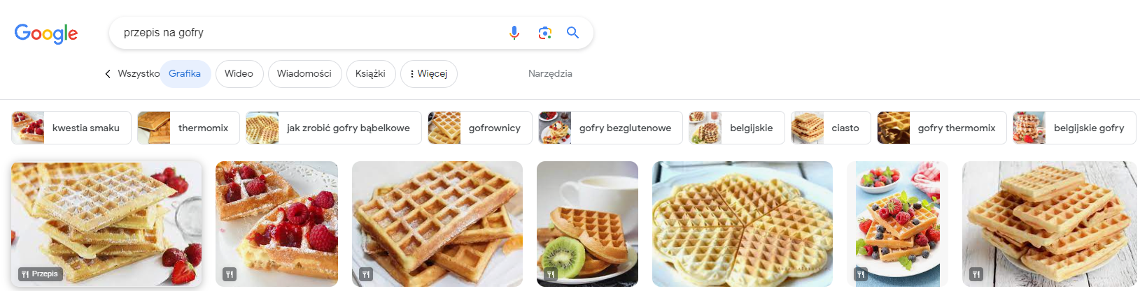 Dane strukturalne przepisów kulinarnych
